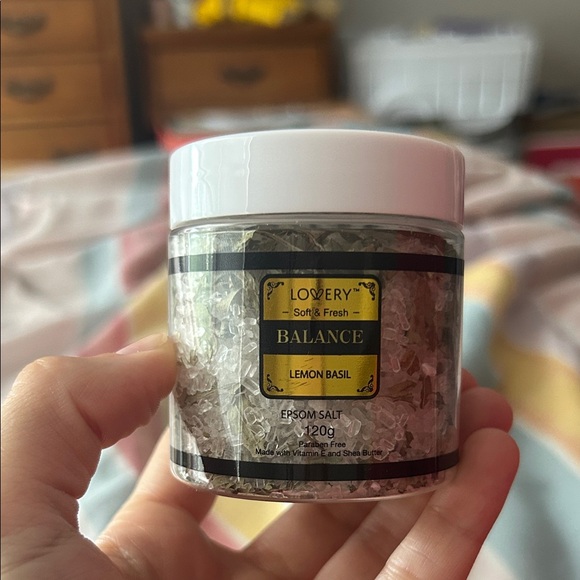 Lovery Lemon Basil Epsom Salt - 120g - Picture 1 of 1